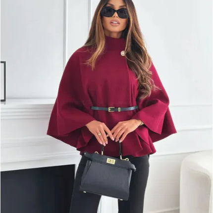 Loren | Elegant Cape with Waistband