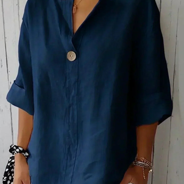 Aubri | Relaxed V-neck Blouse