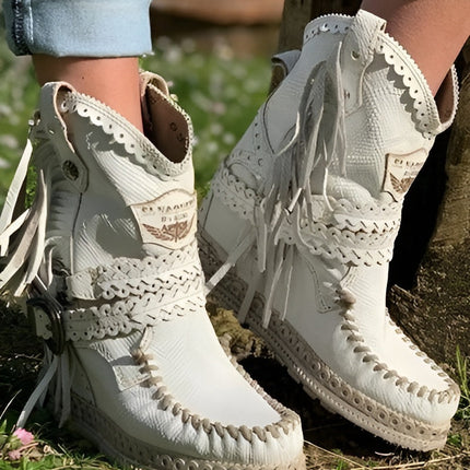 LYRABEL | Women’s Boho Fringe Boots