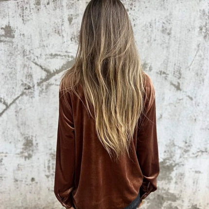 Marianne | Velvet Blouse