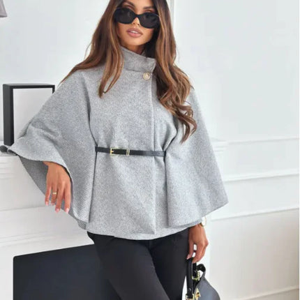 Loren | Elegant Cape with Waistband