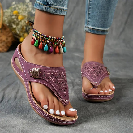 Élodie - Teensandalen met sleehak voor dames