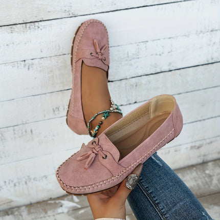 Nadine - Klassieke loafers met kwastdetail