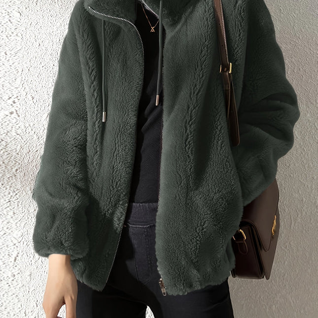 CALENNE | Soft Fleece Zip Jacket