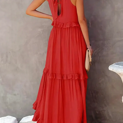 Betania | Ruffle Breeze Maxi Dress