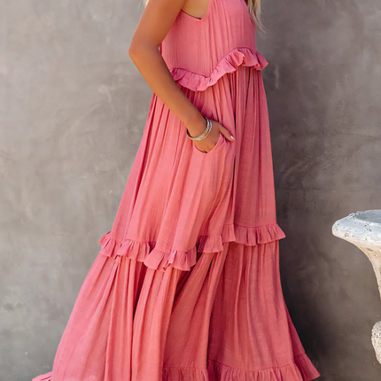 Betania | Ruffle Breeze Maxi Dress