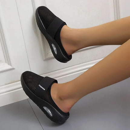 Compa - Orthopedische sandalen met sleehak