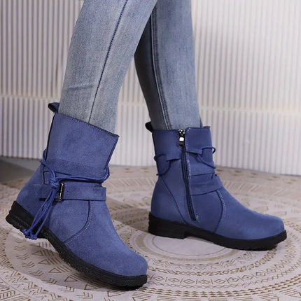 Claire | Zip-Up Sturdy Boots