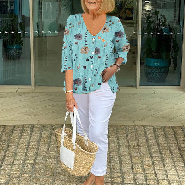ELORA | Blouse met bloemenprint