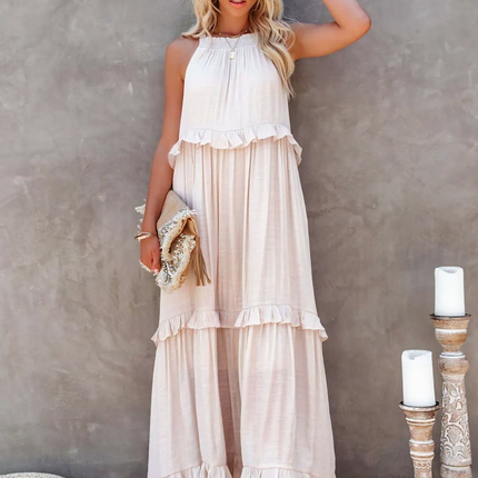 Betania | Ruffle Breeze Maxi Dress