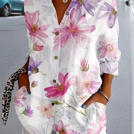 Marisse | Elegant Floral Blouse