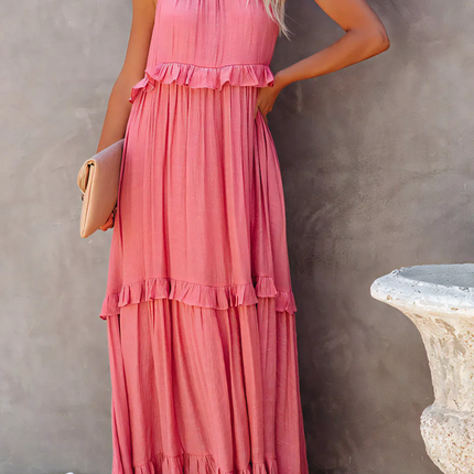 Betania | Ruffle Breeze Maxi Dress