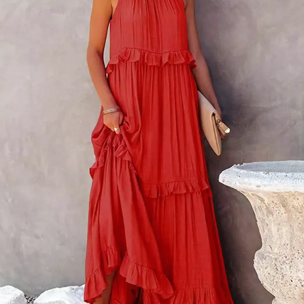 Betania | Ruffle Breeze Maxi Dress