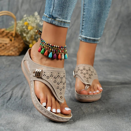 Élodie - Teensandalen met sleehak voor dames