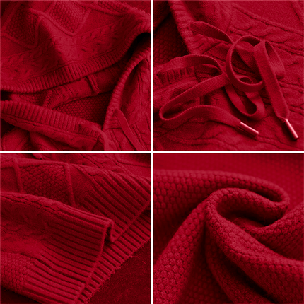 LEONIE | JACQUARD HOODED SWEATER