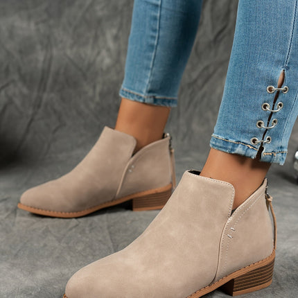 Natia | Elegant Zip-Closure Boots