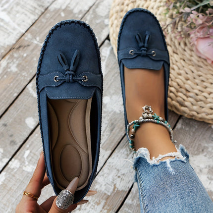 Nadine - Klassieke loafers met kwastdetail