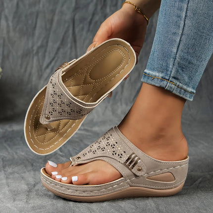 Élodie - Teensandalen met sleehak voor dames