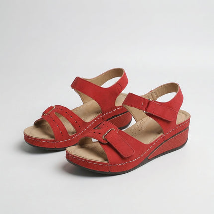 Sandy - Comfortabele orthopedische sandalen met sleehak