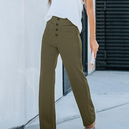Lucia | High-waisted elastic casual pants