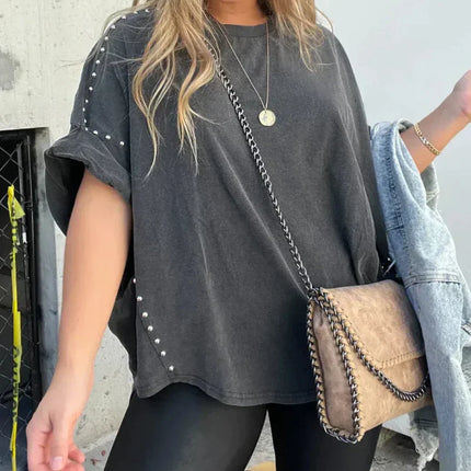 Briella | Studded OverMaatd Tee