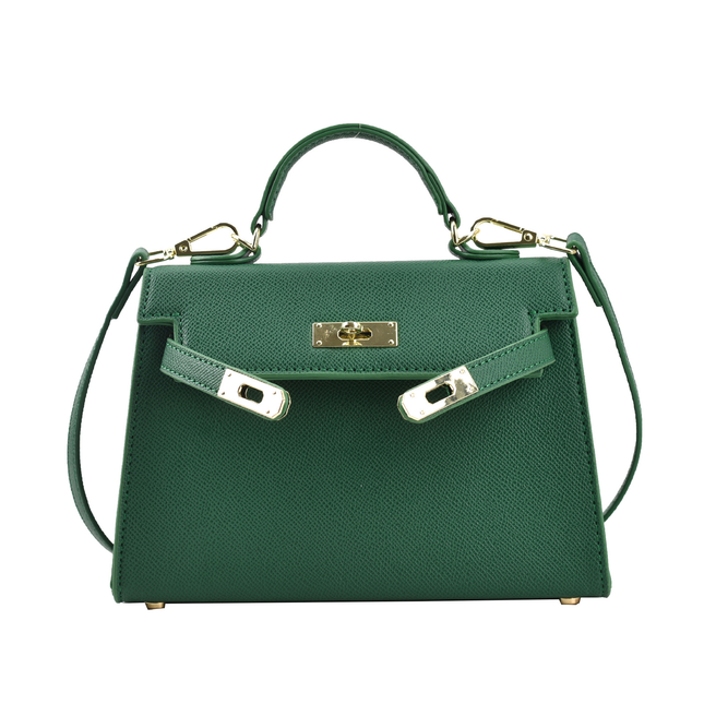 Elise | Skinnveske med Gullbeslag