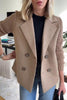 Mariana | Elegant Knit-Sleeve Blazer