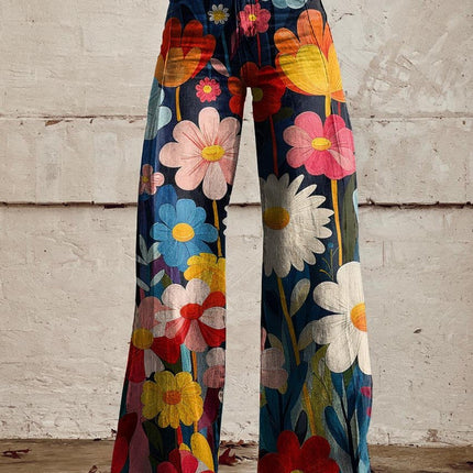 Anastasia | Wide-Leg Floral Pants