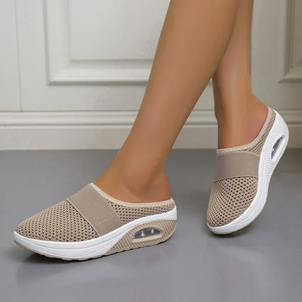 Compa - Orthopedische sandalen met sleehak