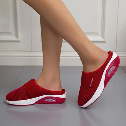 Compa - Orthopedische sandalen met sleehak
