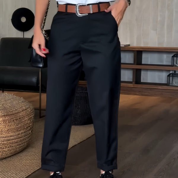 Kennedy | Striped Suit Trousers
